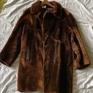 Beaver Trench Coat L